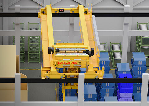 Automotive die gripper crane