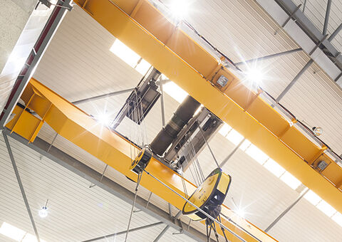 Konecranes open winch crane