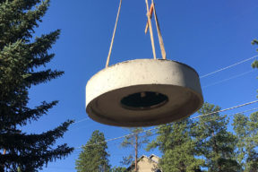 Prefabricated Concrete Cistern | Evergreen, Colorado
